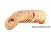 Copper Sealing Gasket, 21-100mm ID, High-Temp Resistant Flat Washer for Marine Instruments, DIN7603