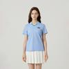 MARTINE GOLF V Neck Half Sleeve T-Shirts_S/Blue