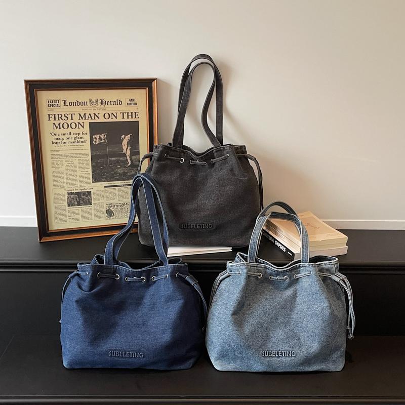 Denim Bag Women Commuter Tote Bag