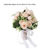 Artificial Holding Flowers Wedding Bouquet Plastic Modern Elegant Decorative Bridal Bouquet for Wedding Photography Props