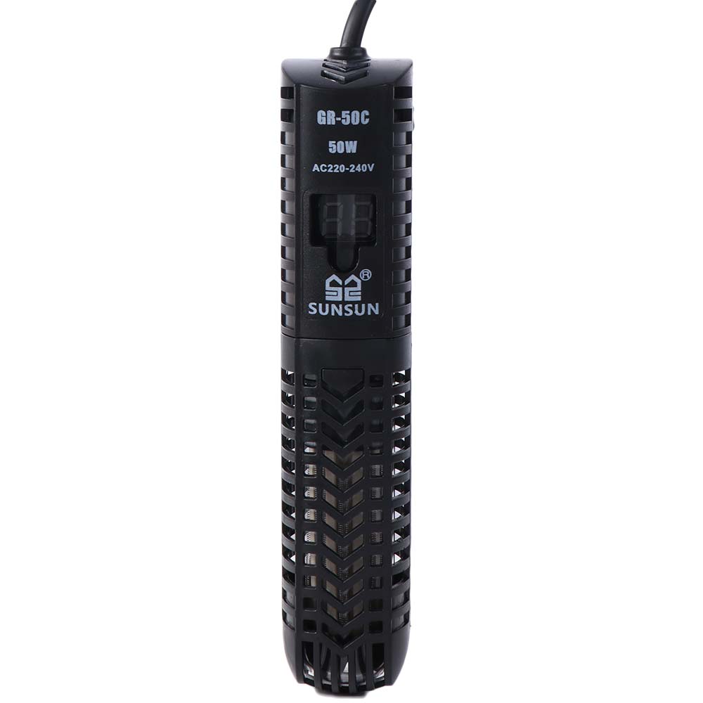 Haste de aquecimento de água digital com display LCD de 50-500 W para lagarto/tartaruga