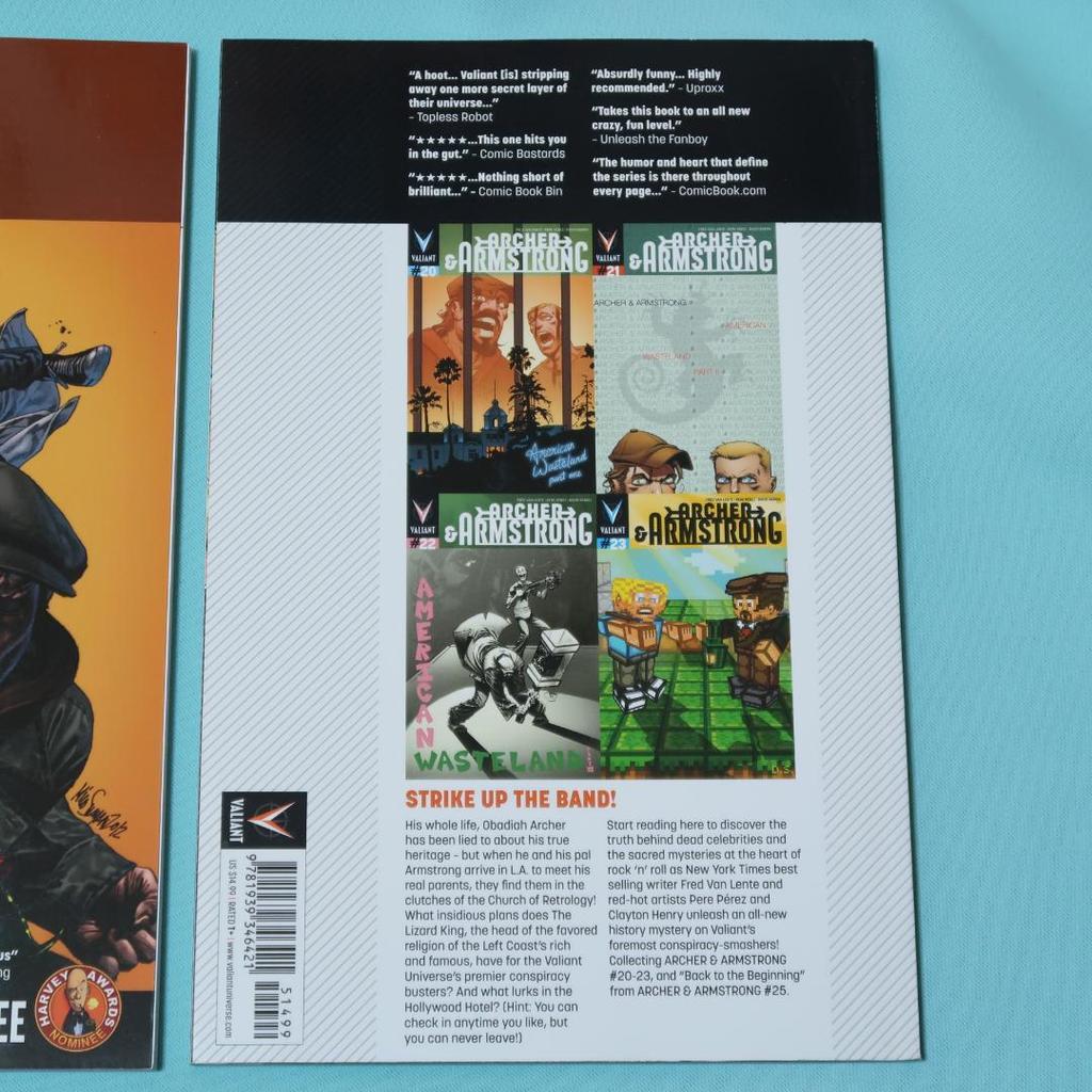 [USED] Sale! Foreign Books American Comics RCHER & ARMSTRONG VALIANT 4 books