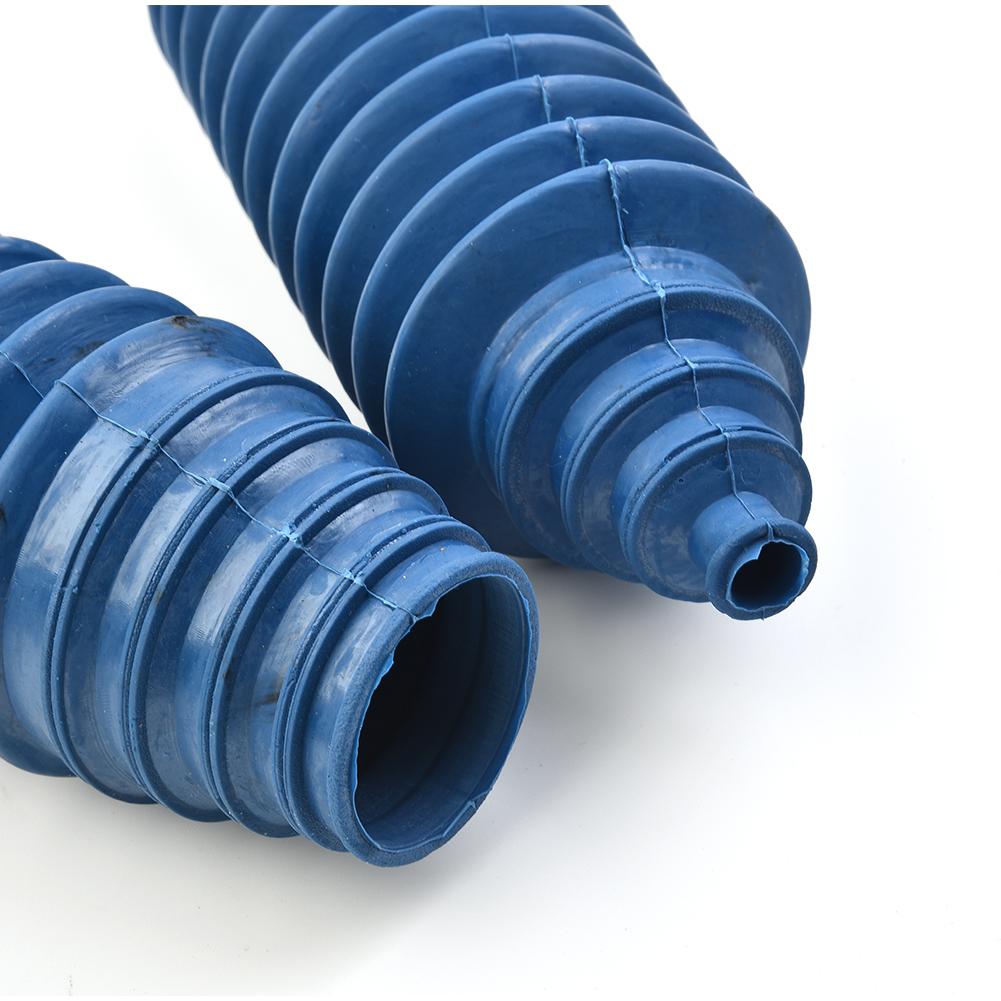2 Set Gaiter Pinion Boot Accessory Blue Kit Parts Rack And Pinion Steering Boot Replacement Silicone High Quality
