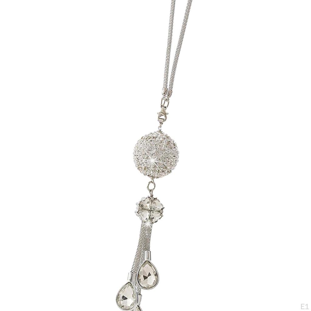 Bling And Drops Car Accessories, Decoration Pendant Crystal Rhinestone Shiny Ornament