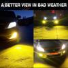 2Pcs H11 H8 H9 LED Fog/DRL Bulbs H4 H7 9005 HB3 9006 HB4 CSP Led Fog Lights Day Driving Running Light White 6000K Super Bright Lamp