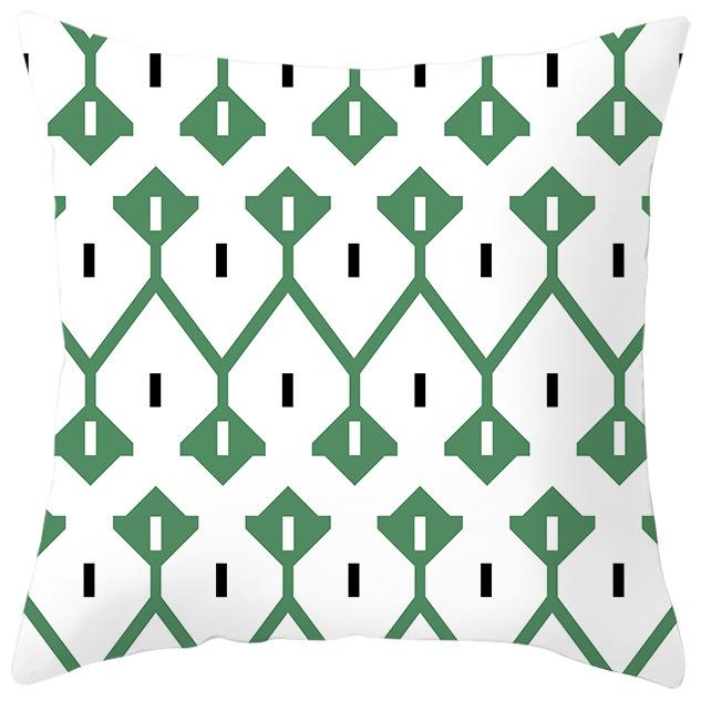 Ethnic Style Four-color Geometric Pillow Cover Car Sofa Pillow Cushion Cover