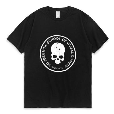 Numer (N)ine T Shirt letnie retro topy z krótkim rękawem Trend uliczny koszulka na wszystkie mecze mężczyźni kobiety College para komfortowe koszulki nowość