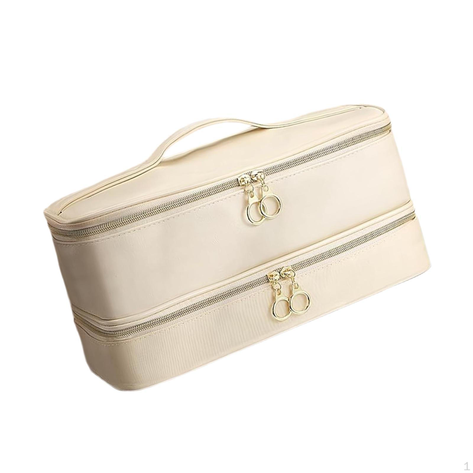 

Двухслойная дорожная сумка, кейс для салонных инструментов, органайзер для макияжа, парикмахер, путешествующий парикмахер