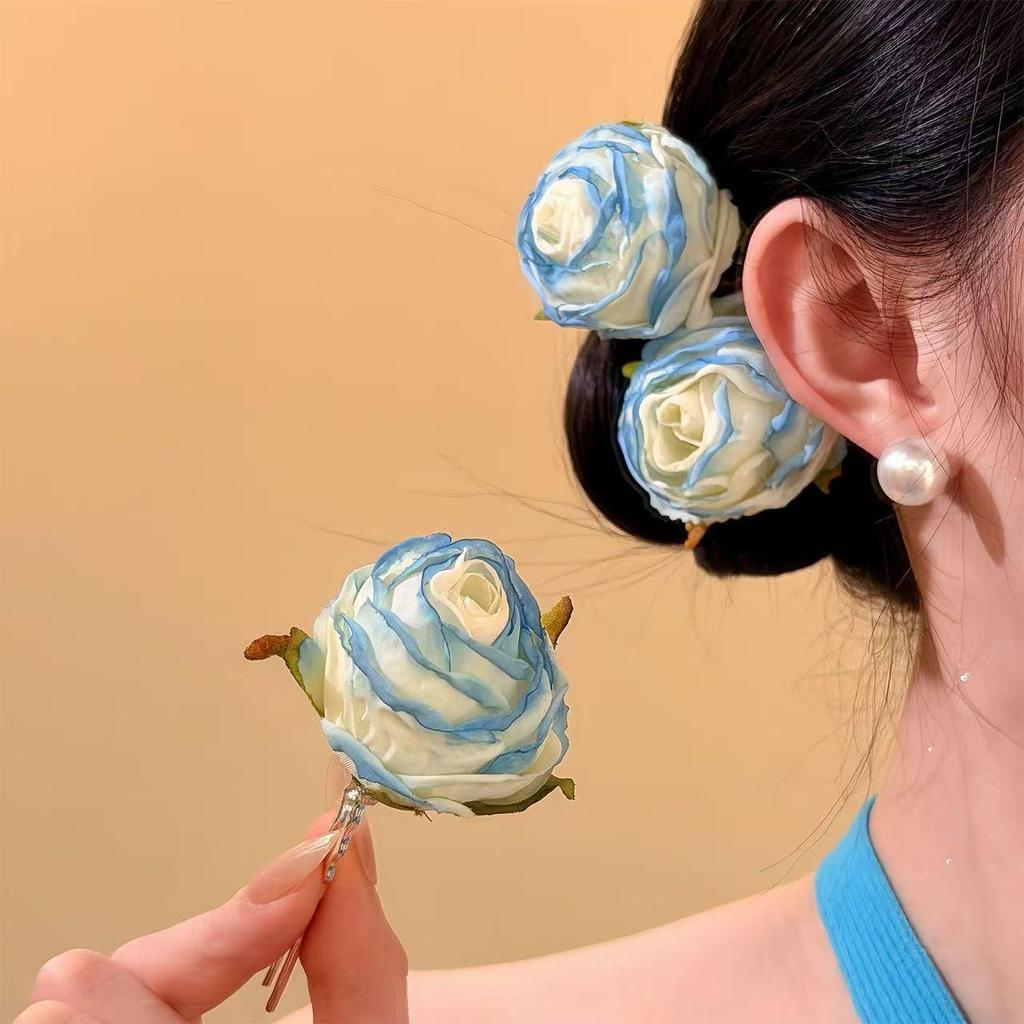 Sandalwood Women's Hairpin: Elegant Modern-Chinese Style Wooden Updo Stick