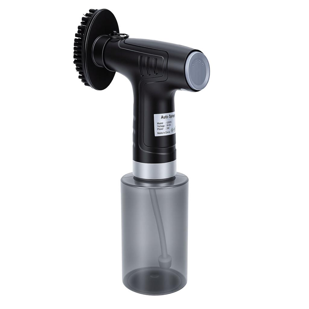 Electric Golf Club Cleaner Brush Battery Powered Automatic Water Outlet Golf Club Brush with Transparent Water Bottle