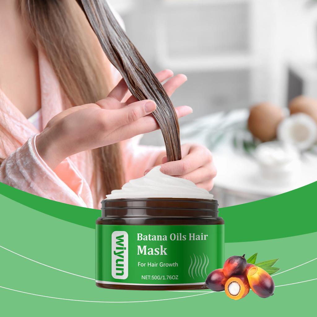 Batana Oil Hair Mask, Hydrating and Smoothing Treatment