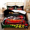 Racing Game 3D Digital Printing Kit Bed Three-Piece Quilt Cover