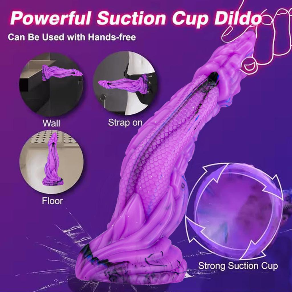 Alien Dildo Adult Sexual Product Liquid Silicone Dreamy Dragon Dildo Female SM Masturbator Penis