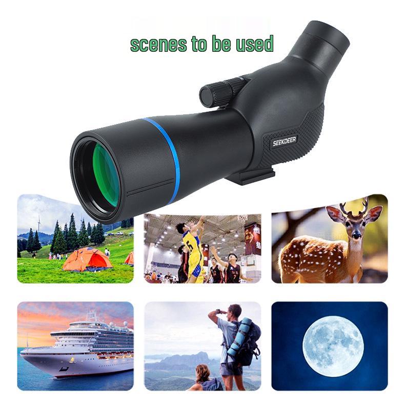 Cross-border HD Bird Watching Scope: 25-75X60 Nitrogen-Filled Waterproof, Low Light Night Vision for Birdwatching and Concerts.