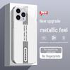 Luxury Full Package Anti-Fall Case for Apple SE, 11 Pro, 12, 13/14, 15 XS - Metal Texture.