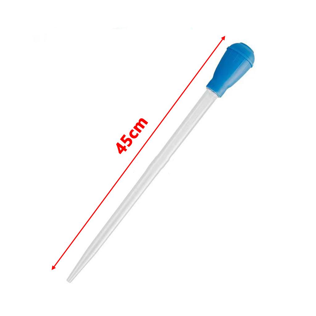 Aquarium Siphon Vacuum Cleaner Manual Water Changer Gravel Cleaner Tool with Extension Hose for Fish Tank