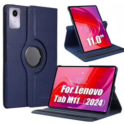 Husa pentru Lenovo Tab M11 (11 inch) 2024 Suport rotativ 360 din piele PU cu husă pentru funcție de repaus/trezire pentru Lenovo Tab M11 2024 11"