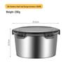 Ru Han 304 Stainless Steel Round Food Storage Container