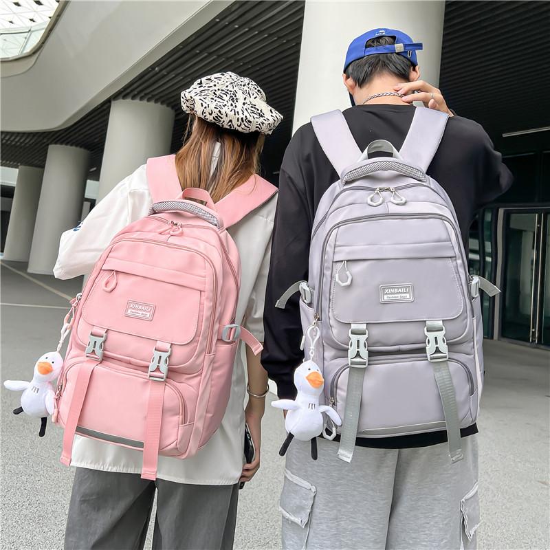 New backpack student large capacity fashion simple college style school bag female college student outdoor travel backpack female