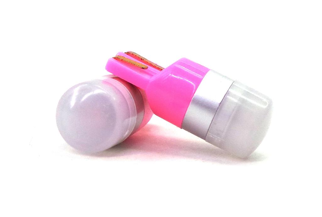 6 Pcs T10 LED Bulb, W5W 12V CANBUS 190lm Pink