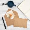 Decorative Envelopes for Special Occasions 50 Sets Wavy Edge Envelope And Card Set, Solid Color Smooth Elegant Western Style Writing Stationery,
