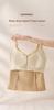 White-Enhancing V-Neck Lace Warm Camisole with Chest Pads - Women's Autumn/Winter Base Layer
