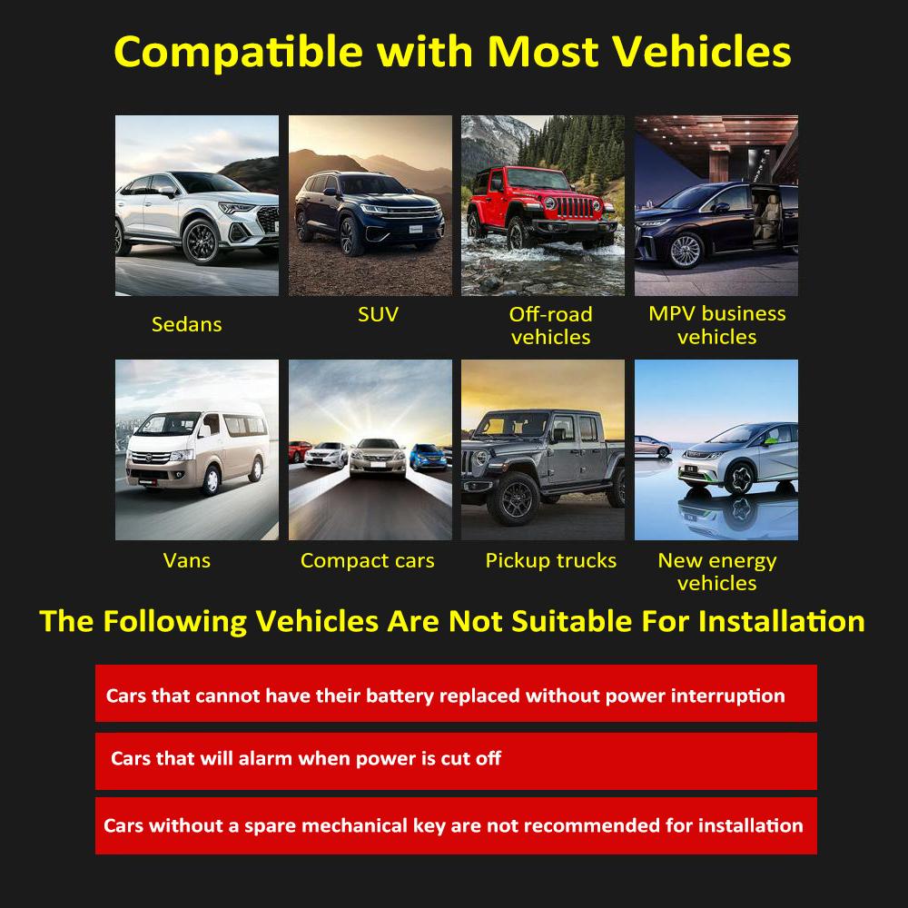 Remote Battery Disconnect Switch, 12V/24V 240A Car Battery Kill Switch Digital Display Kill Switch for Cars SUVs MPVs Pickup