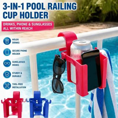 Plastic Pool Cup Holder Hanging Cup Holder New Pool Drink Holder  Pool Accessories