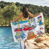 Personality Busy World of Richard Scarry Quick Drying Beach Towels Are Suitable For Swimming Pools Camping Yoga And The Gym
