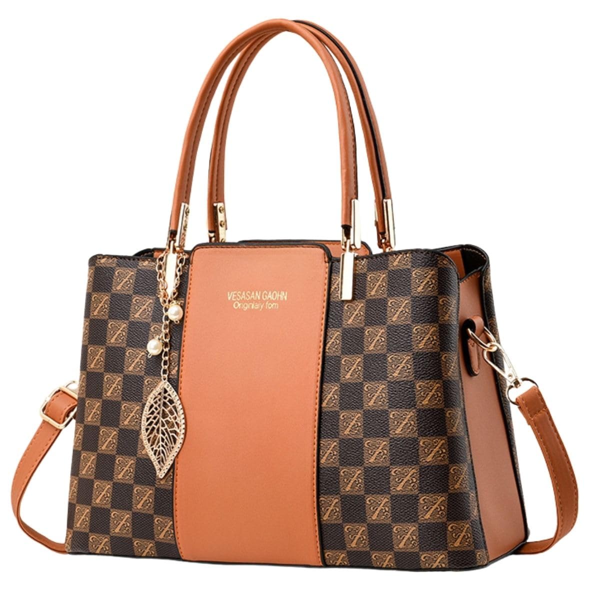 

shoulder shoulder PU patterned for commuting to work or school [SHARE ITEMS] Women s 2-way bag, crossbody, handbag, bag, elegant, stylish, leather,