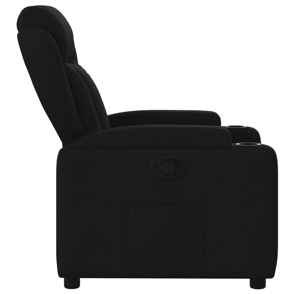 Relax Chair Black Fabric