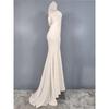 Foreign Trade Order Lu's Wrap-around Bow Sexy Royal Sister Elegant Fashion Light Luxury Light Wedding Dress Trailing Formal Dress Dress