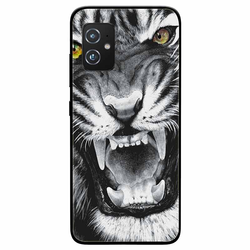 Black Silicone Case For Asus Zenfone 8 ZS590KS Case Soft Back Cover Coque For Asus Zenfone 8 ZS590KS Phone Case Zenfone8 Funda