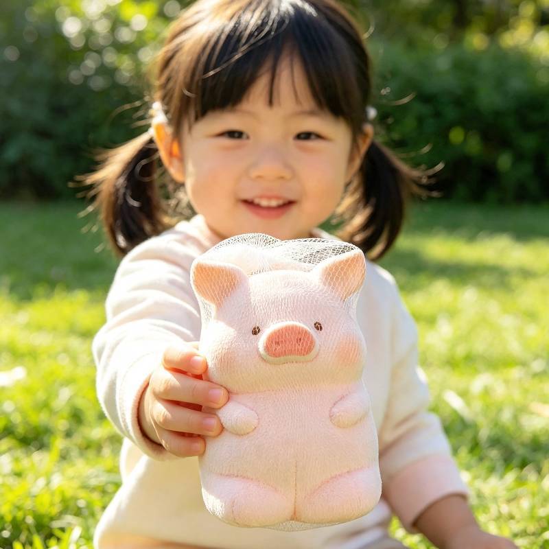Pink Pig Pu Stress Relief Toy With Rebound Effect For Kids And Adults