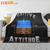 Positive Attitude Aviation Pilot Primary Flight Display Ultra-Soft Blanket Quilt Winter Sofa Cover Bed Covers