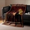 Retro Music Soul Blanket for All Seasons Blanket Lunch Break Throw Gift