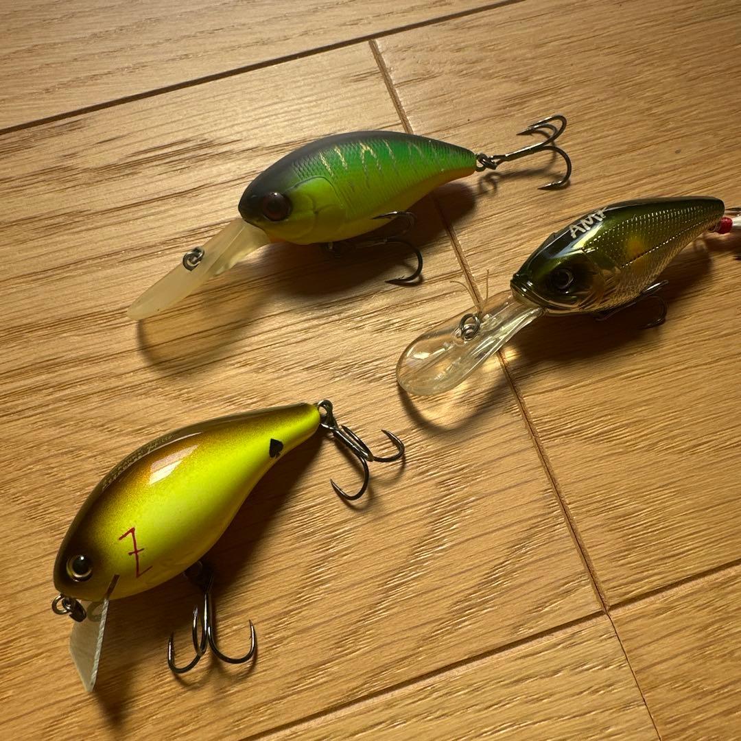 Used Crankbait 3 piece set Z-CRANK AMP MASCLEDeep