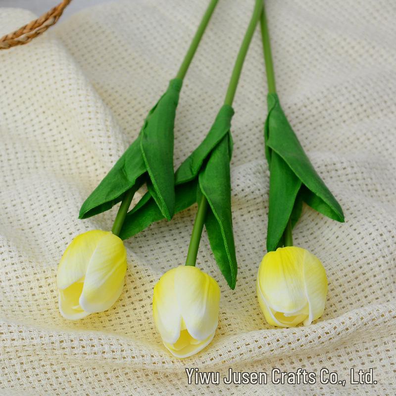 Tulip Artificial Flowers for Home Decor and Wedding Bouquets
