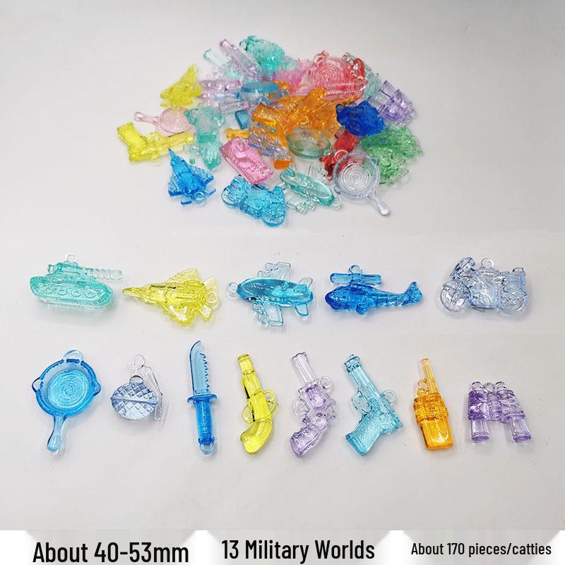 Colorful Mini Acrylic Milk Bottle Cartoon Ornaments - Cute Handmade DIY Decorative Accessories