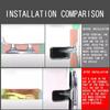 1 Sets TRD Door Stabilizer Door Lock Protector Latches Stopper Cover for Lexus All Series ES GX460 LC LS LX NX RX UX
