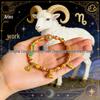 Twelve Constellations Guardian Cloisonné Enamel Flower Bracelet