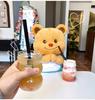 Honey Jar Bear Plush Toy – Cute Gift for Girlfriend's Birthday