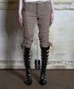 Opeoseu0012 Op.08 Motoback Capri Pants Brown