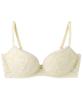 Fits Up To G Cup Bragenic Smoothing Bra BMI243 BE C65 [Amphi/Wacoal] Non-wired Bra, Cleavage-enhancing, High-side Design, Back-smoothing, [BRAGENIC