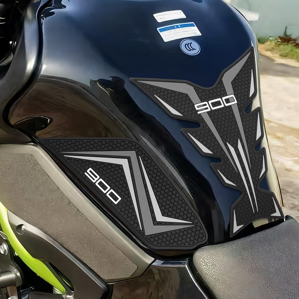 For Kawasaki Z900 2025 Z900SE 2024 Z900 SE 2017-2025 Motorcycle Tank Pad Protector Sticker Decal Gas Knee Tank Traction Pad Side