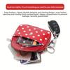 Leather Change Bag, Multi-Function Key Bag, Coin Bag, Portable Card Bag.