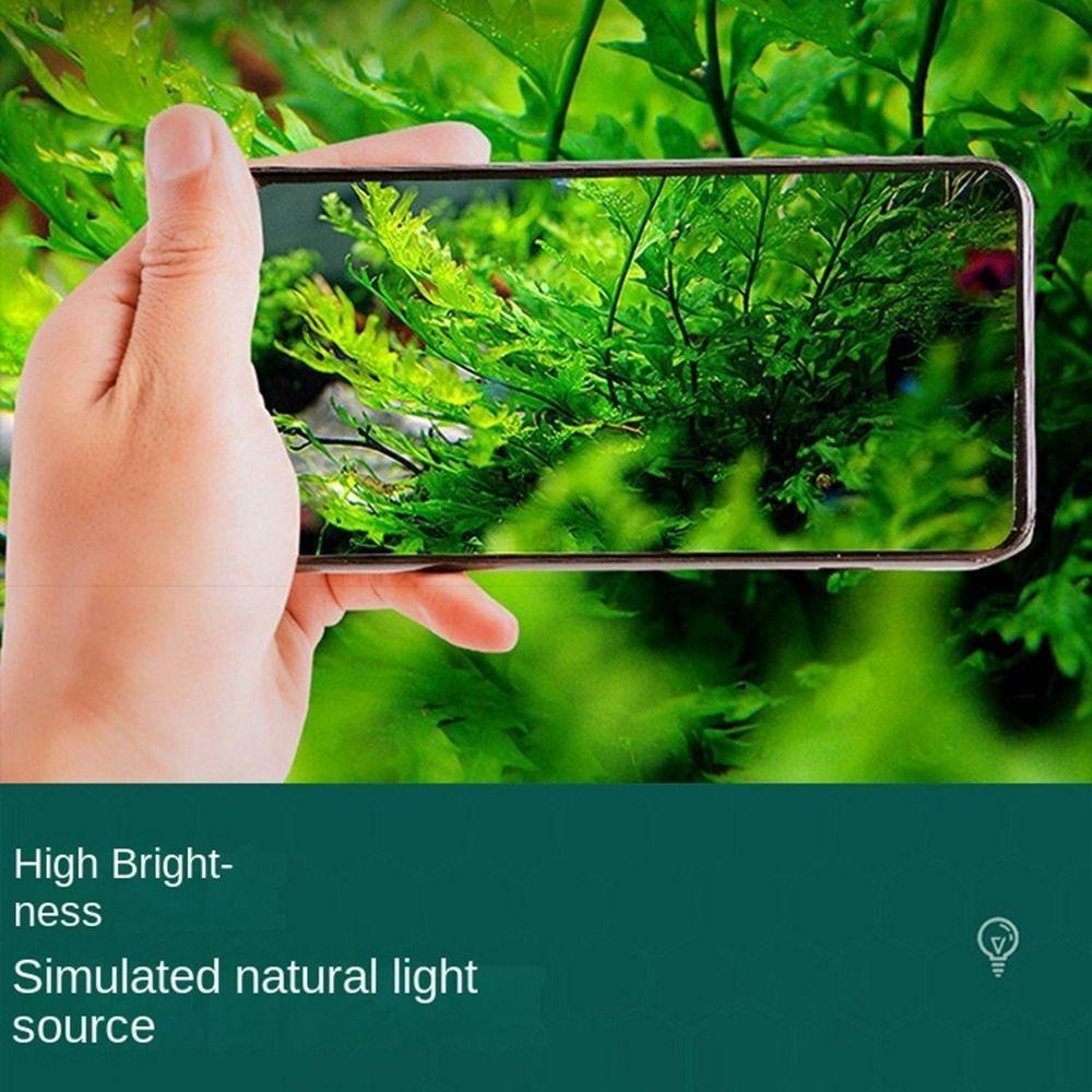 5V USB Aquarium Supplies White and Blue Lights Full Spectrum Control Lamp  Decorative Lighting