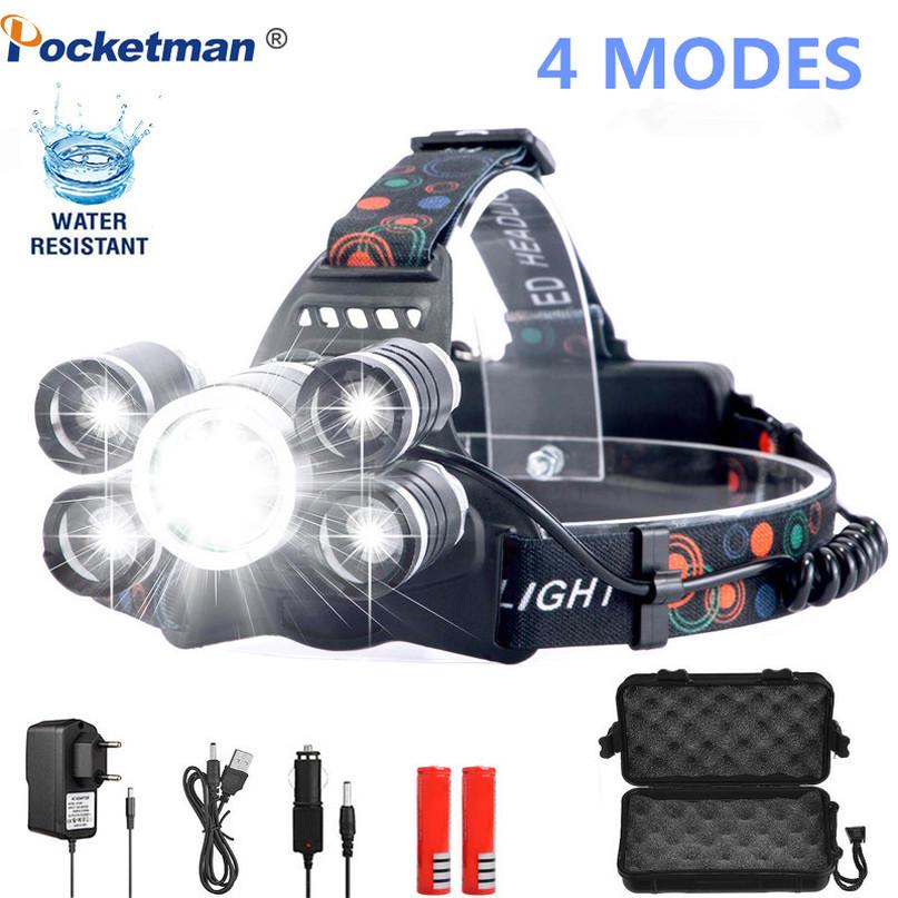 Buy LED Headlamp 7000lm T6 Brightest Fishing Headlight Head Torch
