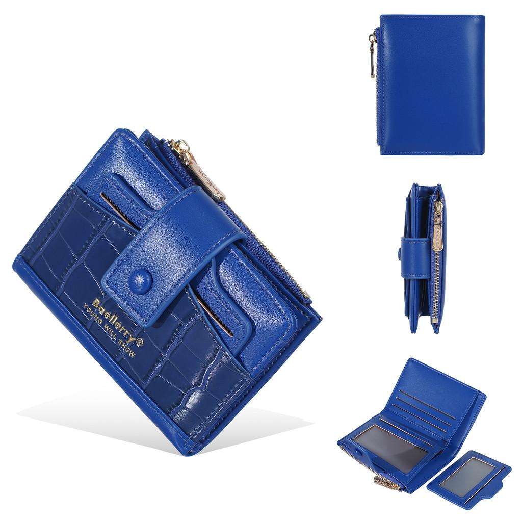 Womens Pu Wallet With Card Slots And Money Clip For Daily Use