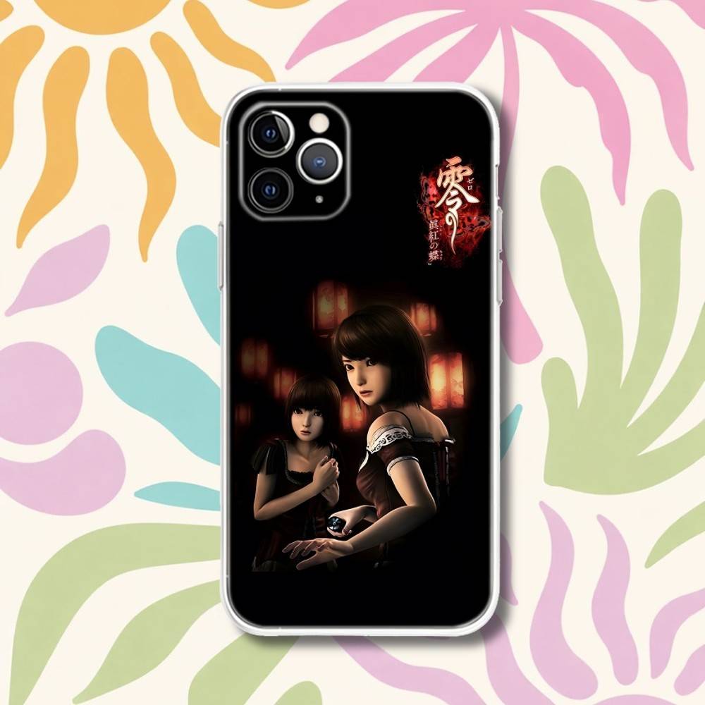 F-Fatal Frame 2 Remake Transparent Phone Case For iPhone 17,13,15,12,11,14,16 Pro Max Mini 7,8 Plus SE4,17E Air Cover Fundas